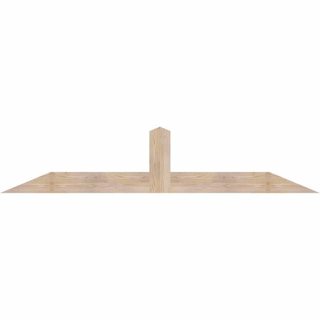 Ekena Millwork Portland Smooth Timber Gable Bracket, Douglas Fir, 84"W x 17"H x 1 1/2"D x 5 1/2"F, 5/12 Pitch GBW084X17X0206POR00SDF